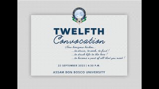 ADBU 12th Convocation - 2023