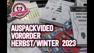 Auspackvideo/Haul Stampin' Up! Herbst/Winterkatalog 2023