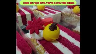 Torta Fatia Red Velvet (Veludo Vermelho) COMO MONTAR ESTA FATIA