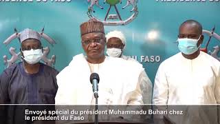 Un envoyé spécial du président de la République fédérale du Nigeria reçu par le président du Faso