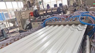 PVC Corrugated Solid Roof Extrusion Line