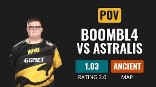 [POV] Na'Vi Boombl4 VS Astralis [Ancient] | CS GO DEMO