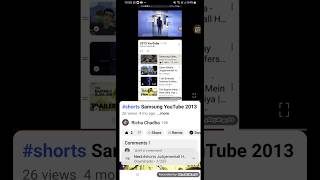 #shorts Samsung YouTube 2013