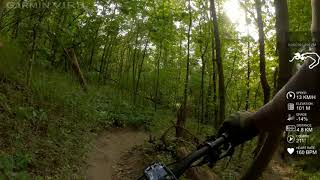 Mountain biking in Berlin (Garmin 830 Telemetry)