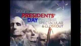 Sears Presidents Day Mattress Sale 2014 TV Commercial