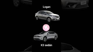 Renault Logan vs Kia K3 (versiones tope). #renault #logan #kia #k3 #automoviles #comparacion #mexico