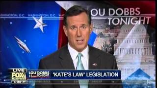 Kate's Law Killed By Harry Reid - Rick Santorum - Lou Dobbs