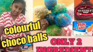 chocolate biscuit balls #how to make chocolate balls with biscuits