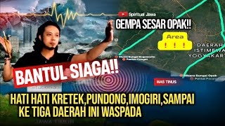 MENGERIKAN!! JALUR GEMPA SESAR OPAK DI JAWA TENGAH BERIKUT DAERAH YG DIHIMBAU WASPADA