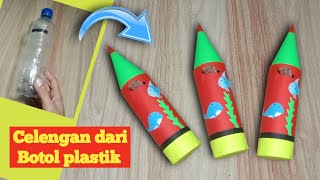 Cara membuat celengan dari botol plastik