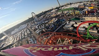 Olympia Looping Rollercoaster POV 4k Oktoberfest 2024