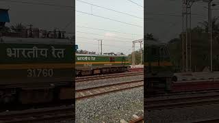 Deogarh - Agartala Express stop in Khetri Railway station....