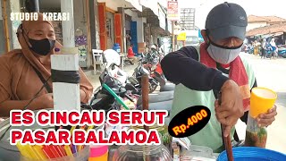 Es Cincau Serut Gula Merah Pasar Balamoa | Harga Cuma Rp. 4.000