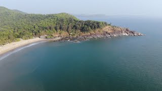 Mesmerising DRONE’S view of OM BEACH | Gokarna, Karnataka