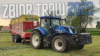 🔥ZBIÓR TRAW 2023🔥20KM/H🔥1 POKOS🔥GR PIEKARA🔥NEW HOLLAND T7 W AKCJI🔥AGROTEAM-ŁÓDZKIE🔥