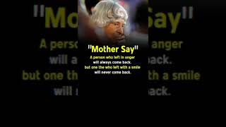 Mother Say   Quote By APJ AbdulKalam #shorts #apjabdulkalamquotes #abdulkalamsirquotes #quotes #apj