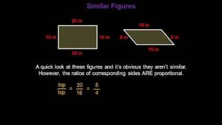 Similar Figures and Proportions - Konst Math