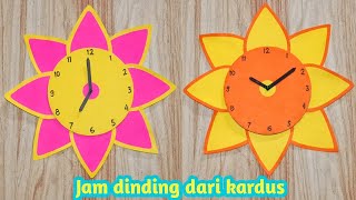 Cara membuat jam dinding dari kardus