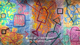 LÊ TRIỀU ĐIỂN Artist | HÀNH TRÌNH MEKONG | 50-70-80 Exhibition May 2021 | GREAT ART