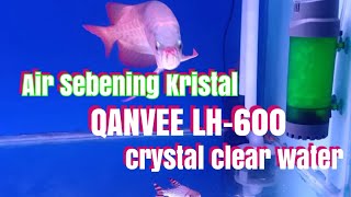 Media biologis kaldnes | Air sebening kristal | QANVEE LH-600 (crystal clear water)