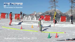 Ski Reiteralm: "Sonnenskilauf im Dezember"