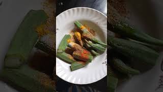 Masala bhindi | Dhaba style masaledar bhindi #food #bhindi #foodie #asmr #shorts #viral #ytshorts