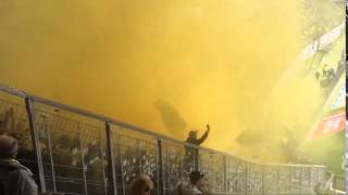 BVB Pyro-Aktion in Hoffenheim (02.05.2015)