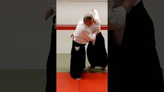 Aikido techniques on grabs of both shoulders from behind, by Stefan Stenudd