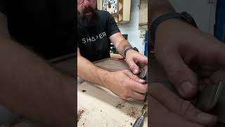 A vacuum ruined my ASMR #asmr #woodworking #satisfying