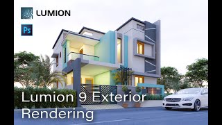 Lumion 9 Exterior Rendering workflow