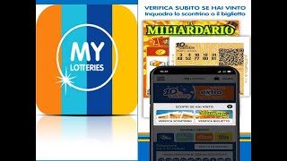 MY LOTTERIES - COME SCARICARE  L'APP MY LOTTERIES PER ANDROID - VERIFICA LA TUA VINCITA -