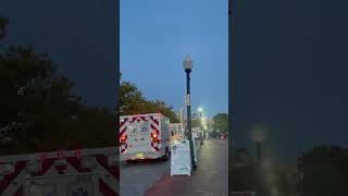 Multiple Medics Parked up at Liberty State Park For 9/11/24