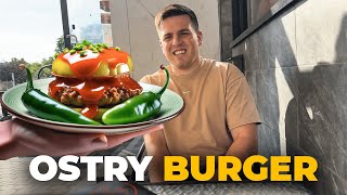 MEGA OSTRY BURGER