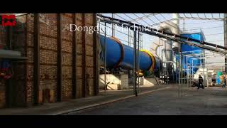 rotary dryer for drying kinds of bulk solids