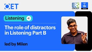 OET Listening The role of distractors in Listening Part B