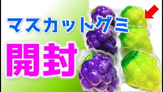 ぶどうグミの仲間【シャインマスカットグミ】開封  海外のお菓子紹介　#Shorts