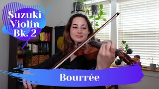 Bourrée with accompaniment | Suzuki Violin Vol. 2