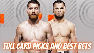 UFC Fight Night Sandhagen vs Nurmogomedov Full card predictions and best bets