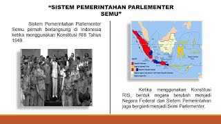 PERKEMBANGAN SISTEM PEMERINTAHAN DI NEGARA REPUBLIK INDONESIA