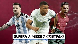 El dia que Mbappé superó a Messi y Cristiano Ronaldo.