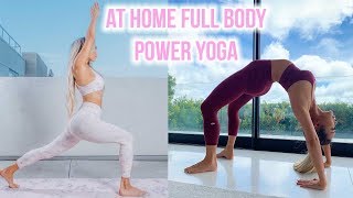 AT HOME FULL BODY POWER YOGA WORKOUT ft @AreesArmy | Arika Sato