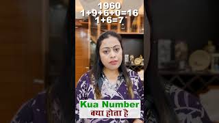 Kua Number | What is Kua Number | Numerology | Mamta Dubey | #shortsfeed