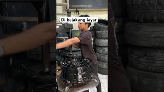 Proses Pemasangan Velg R16 Hsr #automobile