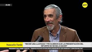 El titular de la MCLCP habla sobre el informe del INEI con cifras de la pobreza monetaria en el país