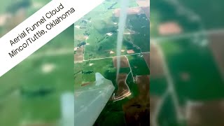 Insane Close Encounter & Intercept - Funnel Cloud From Plane - Minco/Tuttle, Oklahoma