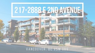 SOLD! 217-2888 E 2nd Avenue, Vancouver, BC V5M 0B9