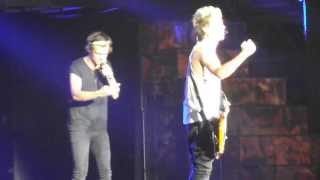 Harry taking a picture with Niall too- One Direction- Salt Lake City UT 7/25/13