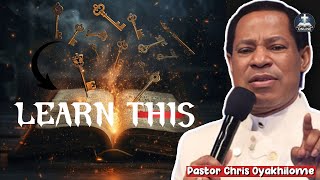 VITAL teachings From THE BIBLE we need to draw Lessons from - Pastor Chris Oyakhilome