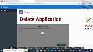 How to Delete Application in Oracle Apex | Mr Gactack