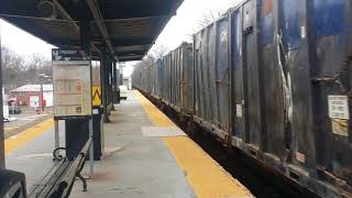 Conrail Shared Assets: Norfolk southern Garbage train 36B passing Roselle Park